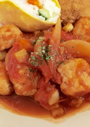 冷凍ミートボールのトマト煮-レシピのメイン写真