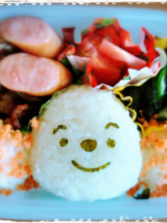 幼稚園と小1のお弁当簡単キャラ弁-レシピのメイン写真