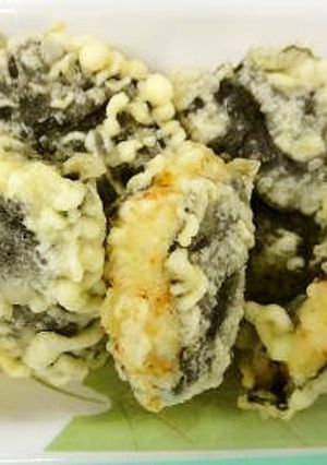鶏ひき肉団子の海苔揚げ-レシピのメイン写真