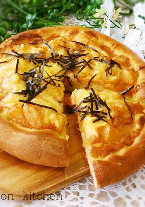 30分完成⁉不思議パンのタラモサラダピザ-レシピのメイン写真
