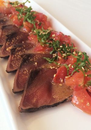 和風トマト旨ダレで♡美味しい鰹のたたき-レシピのメイン写真