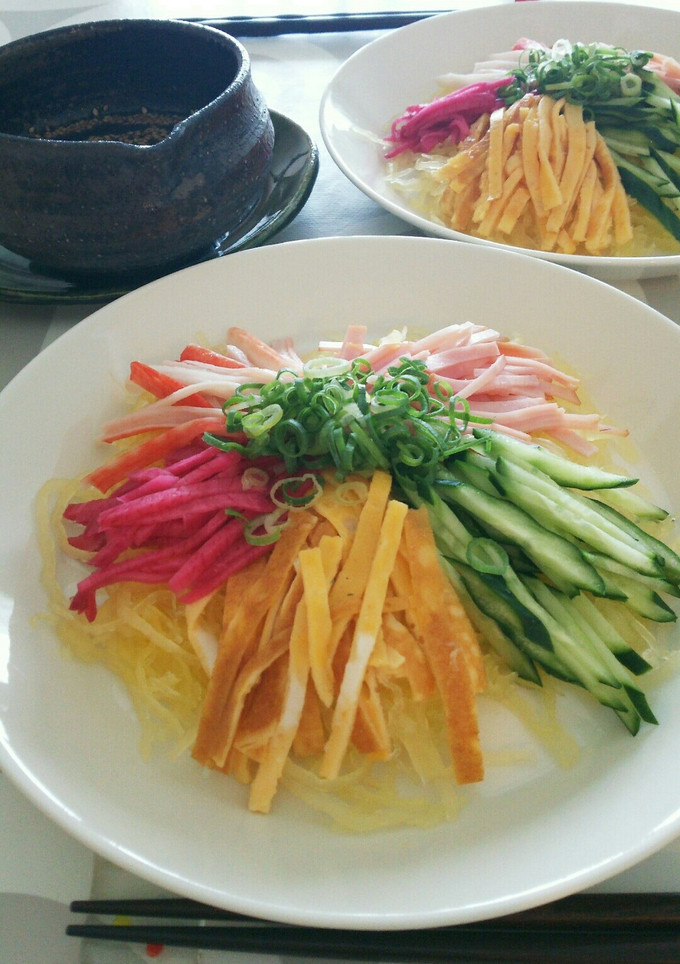 そうめんかぼちゃ♡冷やし中華風-レシピのメイン写真