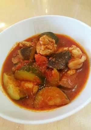 チキンと夏野菜のトマト煮-レシピのメイン写真