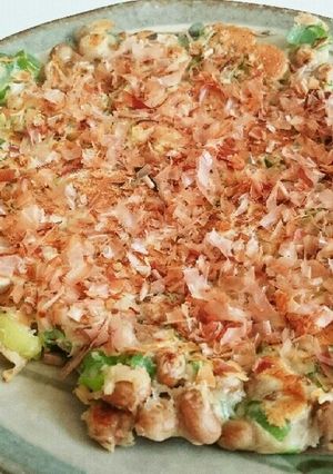 納豆のお好み焼き-レシピのメイン写真