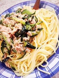 きゅうりの辛子漬けで!夏の手抜きパスタ-レシピのメイン写真