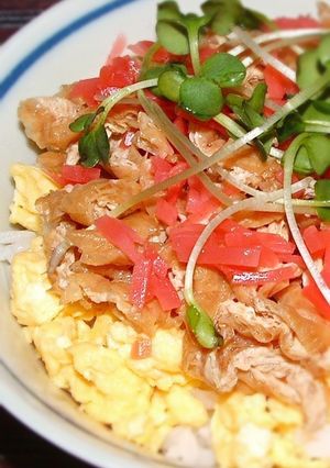いなり寿司丼(いなり揚げと炒り卵)-レシピのメイン写真