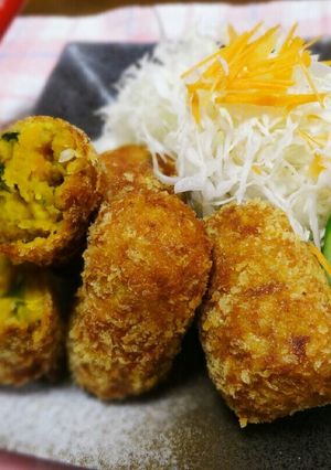 簡単★美味しい~♪❤かぼちゃのコロッケ❤-レシピのメイン写真