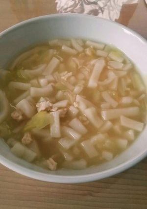離乳食 後期 味噌煮込みうどん-レシピのメイン写真