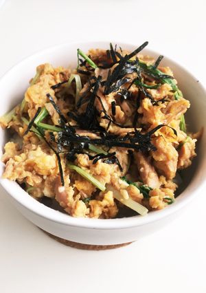 簡単！ツナと卵のオイスター味噌丼☆-レシピのメイン写真