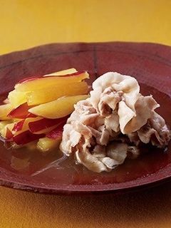 さつま芋と豚バラの酢煮-レシピのメイン写真