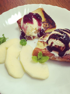 カフェ風フレンチトースト-レシピのメイン写真