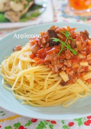夏野菜たっぷりのボロネーゼ-レシピのメイン写真