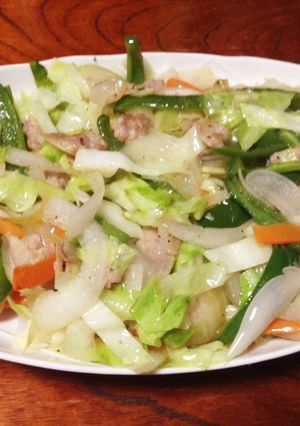 野菜炒め-レシピのメイン写真
