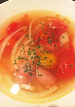 ミニトマトde簡単スープ♡-レシピのメイン写真