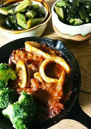 イカトマト炒め-レシピのメイン写真