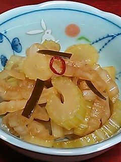 パリパリ!セロリの漬物-レシピのメイン写真