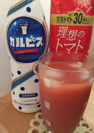 夏バテに！トマトカルピス♡-レシピのメイン写真