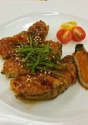 かぼちゃの肉巻き南蛮-レシピのメイン写真