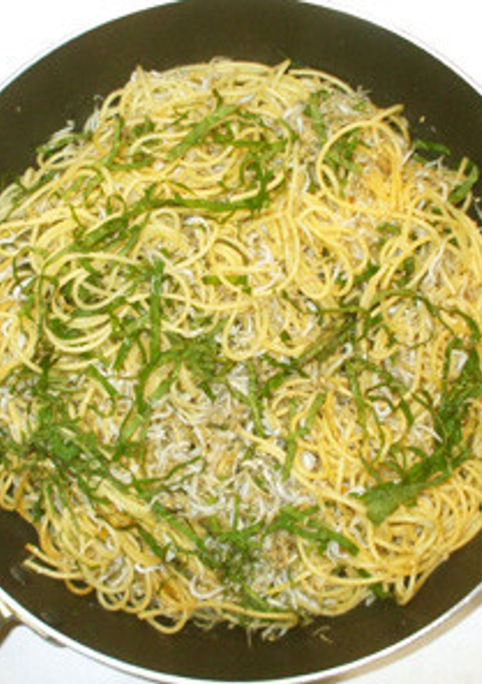ちりめんじゃこ・大葉の和風パスタ♪簡単-レシピのメイン写真