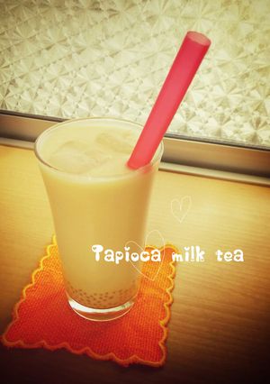 ちょっとリッチな☺タピオカミルクティー-レシピのメイン写真