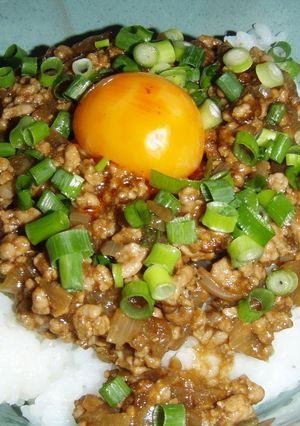たっぷり食べたい、肉味噌丼!-レシピのメイン写真