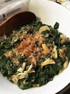 モロヘイヤとキノコの和え物-レシピのメイン写真