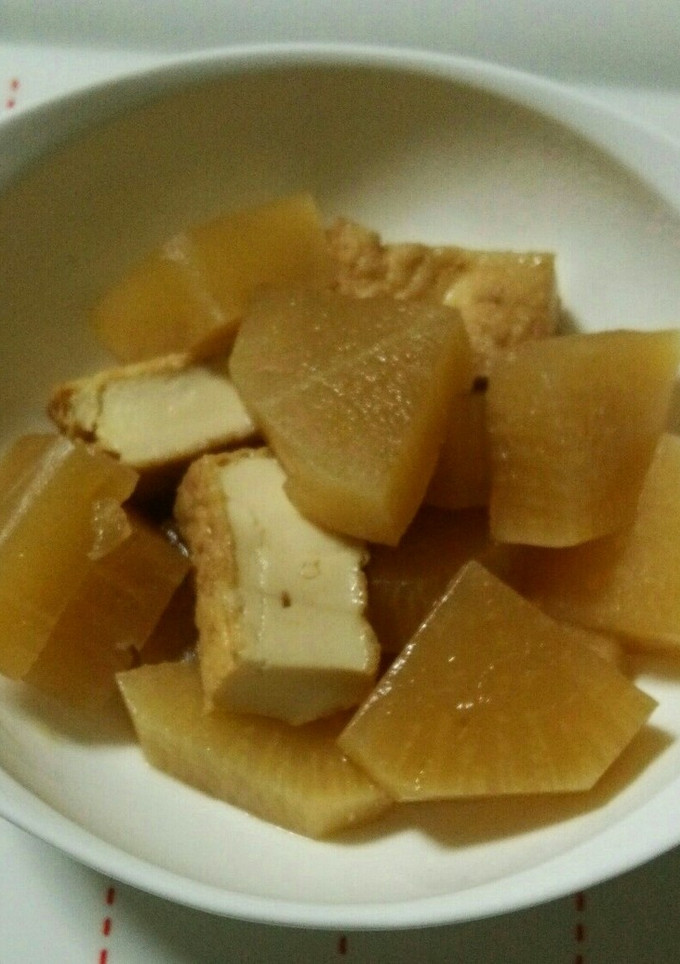 大根と厚揚げの煮物(圧力鍋使用)-レシピのメイン写真