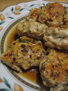 大葉の鶏肉照り焼きハンバーグ-レシピのメイン写真