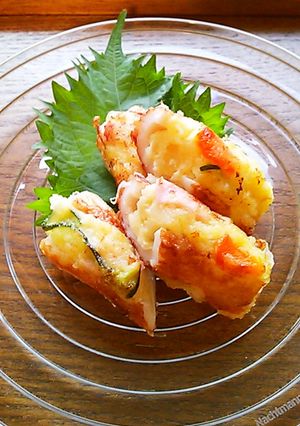 ちくわポテトサラダ揚げ-レシピのメイン写真