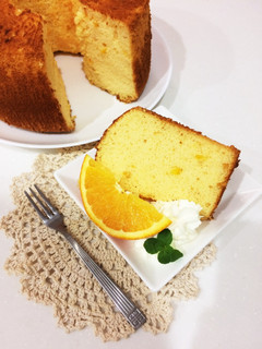 ふわふわ♪爽やか☆オレンジシフォンケーキ-レシピのメイン写真