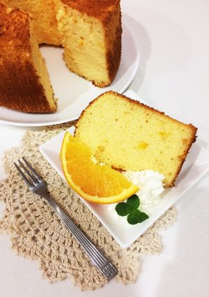 ふわふわ♪爽やか☆オレンジシフォンケーキ-レシピのメイン写真
