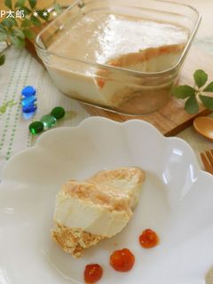 水切りヨーグルトとお豆腐のレアチーズ♪-レシピのメイン写真