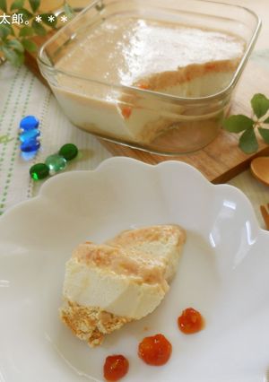 水切りヨーグルトとお豆腐のレアチーズ♪-レシピのメイン写真