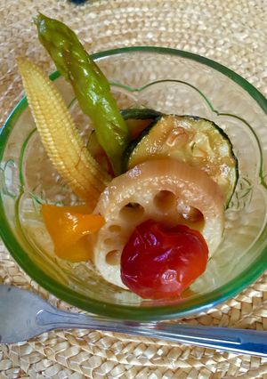 おもてなし♡夏野菜の黒酢漬け-レシピのメイン写真