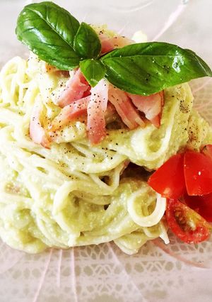 簡単！ヘルシー〜アボカド豆腐クリーム素麺-レシピのメイン写真