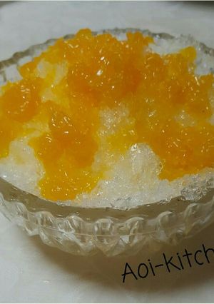 生みかん風 かき氷-レシピのメイン写真