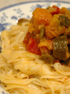 冷製!ラタトゥーユde稲庭うどん-レシピのメイン写真