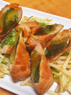 レンジで簡単★肉巻きチンゲン菜(お野菜)-レシピのメイン写真
