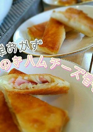 簡単おかず★えのきハムチーズ春巻-レシピのメイン写真