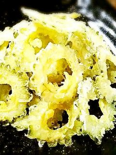 ゴーヤのおひさまチップス-レシピのメイン写真