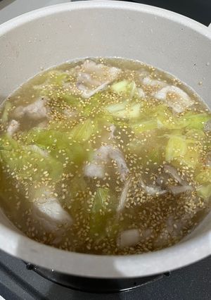 キャベツと豚バラの旨塩スープ-レシピのメイン写真