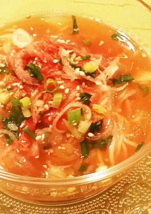 冷麺みたいな素麺-レシピのメイン写真