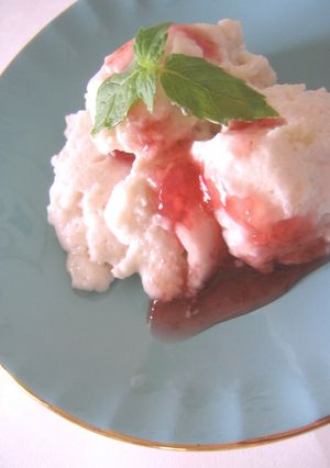 ふんわり♡ いちじくムース-レシピのメイン写真