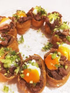 ペロリと完食*スシロー風スタミナ肉稲荷-レシピのメイン写真