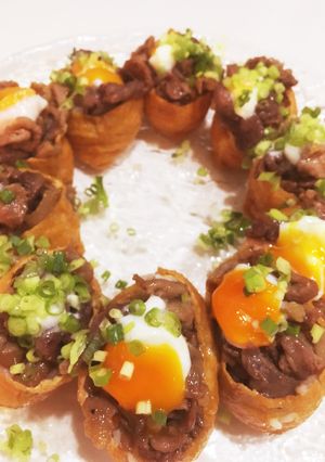 ペロリと完食＊スシロー風スタミナ肉稲荷-レシピのメイン写真