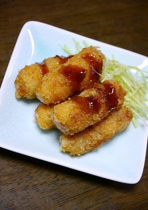 簡単！焼きミニミニロールカツ(お弁当用)-レシピのメイン写真