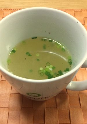 インスタント焼きそばのお湯でスープ-レシピのメイン写真
