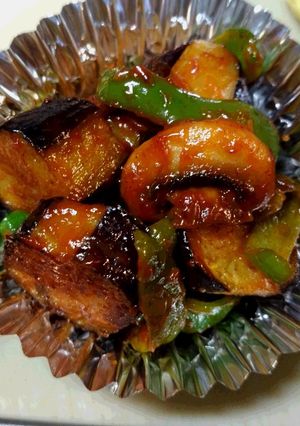 お弁当に♪茄子のケチャップ炒め-レシピのメイン写真