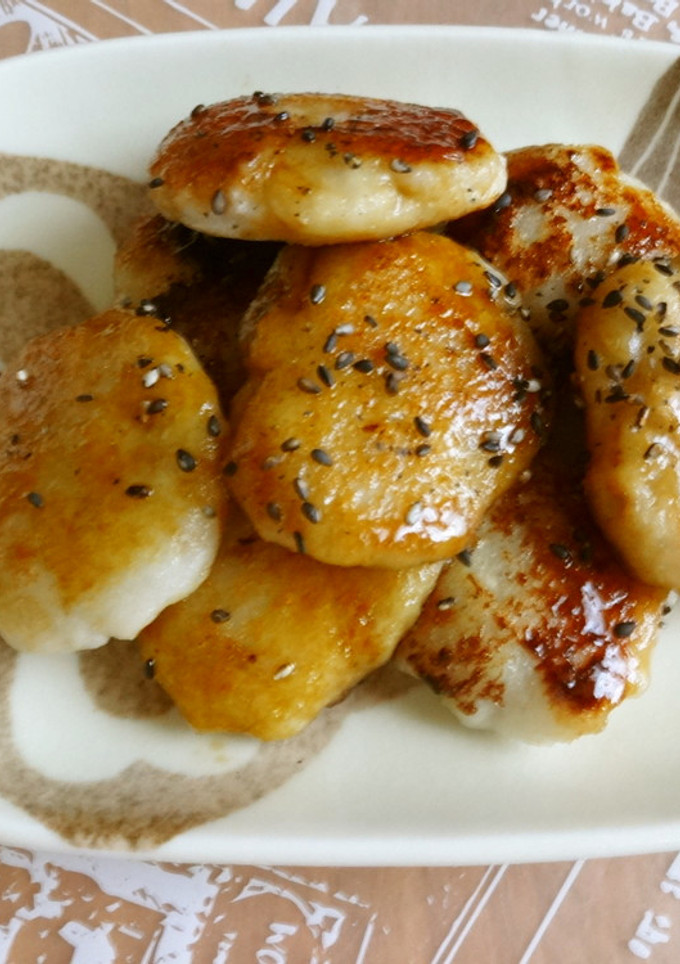 里芋もちの甘辛焼き-レシピのメイン写真