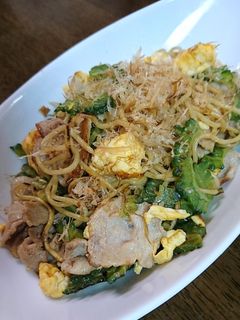 夏バテ予防!大磯屋ゴーヤチャンプル焼そば-レシピのメイン写真